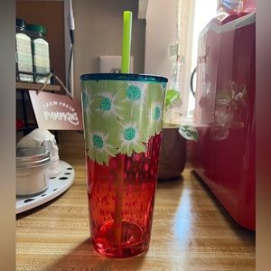 Starbucks Glass Strawberry Cup